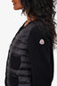 Moncler Black Padded 'Maglione Tricot' Knit Cardigan Size M