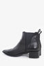 Acne Studios Black Leather Ankle Boots Size 38