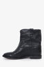 Isabel Marant Black Leather 'Cluster' Boots Size 37