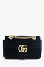 Gucci Black Velvet Mini 'GG' Marmont Shoulder Bag