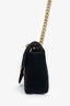 Gucci Black Velvet Mini 'GG' Marmont Shoulder Bag