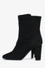 Giuseppe Zanotti Black Suede Fringe Heeled Boots Size 38