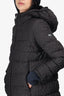 Prada Black Nylon Textured Quilted Puffer Jacket Size 42