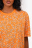 Hermès Orange Horsebit Printed T-Shirt Size M