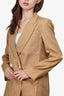 Veronica Beard Khaki Striped Blazer Size 6