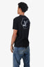 Louis Vuitton Black Space Applique Logo T-Shirt Size M