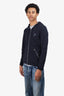 Louis Vuitton Navy Cotton Zip-up Hoodie Size M Mens