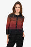 M Missoni Black/Orange Patterned Cardigan Size 38