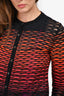 M Missoni Black/Orange Patterned Cardigan Size 38