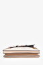 Proenza Beige Leather Snake Embossed Top Handle Bag