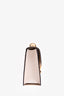 Gucci White Leather Small Web Detail Sylvie Bag With Strap