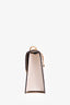 Gucci White Leather Small Web Detail Sylvie Bag With Strap