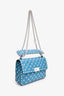 Valentino Blue/White Rockstud 'Spike' Top Handle with Strap