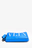 Valentino Blue Leather 'VLTN' Belt Bag