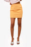 Chanel 1994 Yellow Wool Mini Skirt Size 38