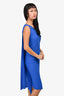 Roland Mouret Blue One Shoulder Dress Size 4