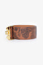 Hermés Brown Leather Collier de Chien 24 Tattoo Bracelet