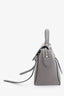 Celine Grey Leather Micro Belt Bag with Strap