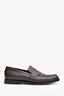 Louis Vuitton Black Leather Dress Loafers Size 10 Mens