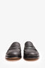 Louis Vuitton Black Leather Dress Loafers Size 10 Mens