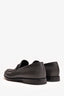 Louis Vuitton Black Leather Dress Loafers Size 10 Mens