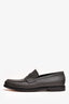 Louis Vuitton Black Leather Dress Loafers Size 10 Mens