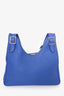 Hermès 2012 Blue Togo Leather Massai Cut 32 Shoulder Bag with Strap