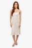 Adam Lippes White French Lace Sleeveless Maxi Dress with Matching Duster Size 4