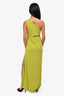 Michael Costello X Revolve Green Cut-Out Asymmetrical Maxi Dress Size S