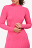 Jacquemus Pink Ribbed Dress Size 38