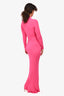 Jacquemus Pink Ribbed Dress Size 38