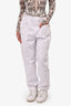 Isabel Marant White Cargo 'Kerris' Trousers Size 38