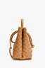 Bottega Veneta Beige Intrecciato Leather Small Andiamo Shoulder Bag