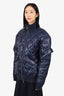 Dion Lee Navy Nylon Quilted Bomber Puffer Jacket Size S Mens