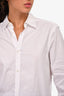 Burberry London White Collared Button Down Shirt Est. Size S