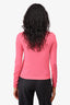 Red Valentino Pink Wool Lace Detailed Sweater Size S