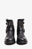 Valentino Noir Black Rockstud Ankle Boots Size 39