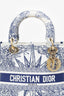 Christian Dior 2022 Blue/White Toile de Jouy 'Lady D-Lite' Top Handle with Strap