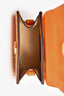 Jacquemus Orange Leather Le Chiquito Mini Top Handle with Strap