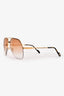 Tom Ford Gold Frame Aviator 'WILDER' Sunglasses