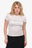 Blumarine White Cotton Logo Baby Tee Size 4