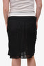 Lovers + Friends Black/White Polkadot Midi Skirt Size M