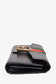 Gucci Black Leather Web Dionysus Wallet on Chain