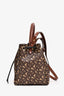 Burberry Brown Monogram Canvas Bucket Bag