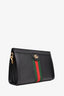 Gucci Black Leather Web Ophidia Chain Bag