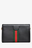 Gucci Black Leather Web Ophidia Chain Bag