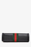 Gucci Black Leather Web Ophidia Chain Bag