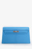 Hermès 2024 Blue Chevre Chamkila Kelly Elan Shoulder Bag