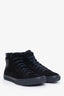 Saint Laurent Black Suede High Top Sneakers Size 43 Mens