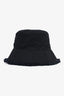 Prada Black Denim Logo Hat